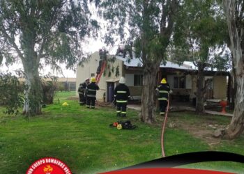 Incendio de estructura en la establecimiento “El Esquinazo”