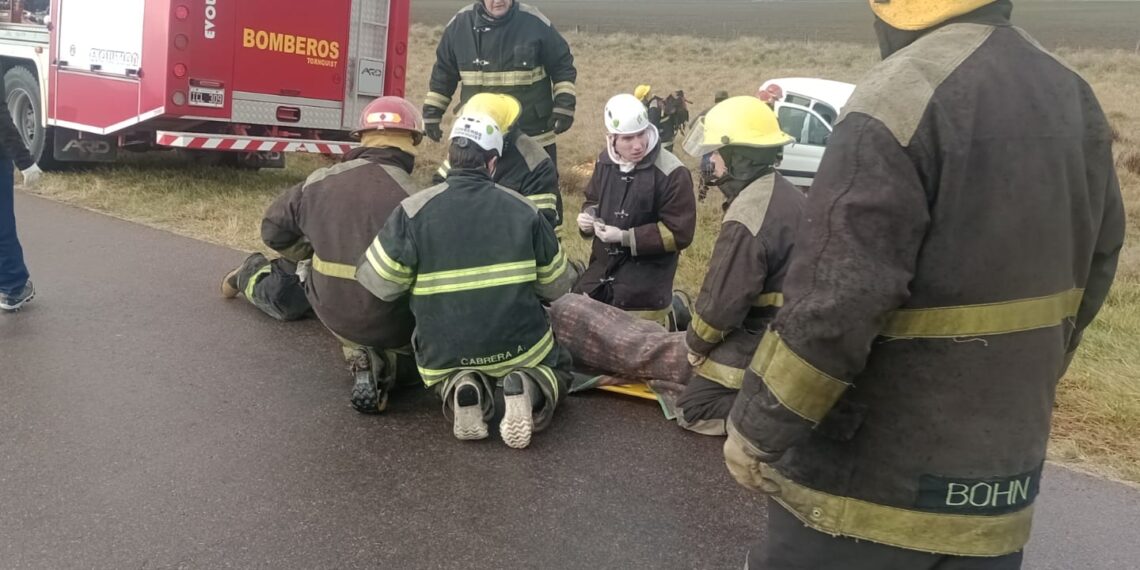 Hubo un accidente en la ruta provincial 76