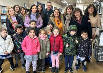 Alumnos del Jardín de Infantes 905 “Rosario Vera Peñaloza” visitaron las instalaciones de la CELT. (fotos y videos)