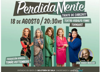 “Perdida Mente”, una obra de teatro para reír y reflexionar, llega al Teatro Funke (Nota con José María Muscari)