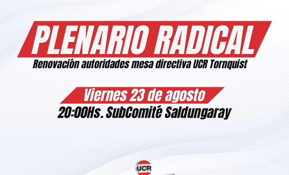 Plenario de la UCR en el Subcomite de Saldungaray