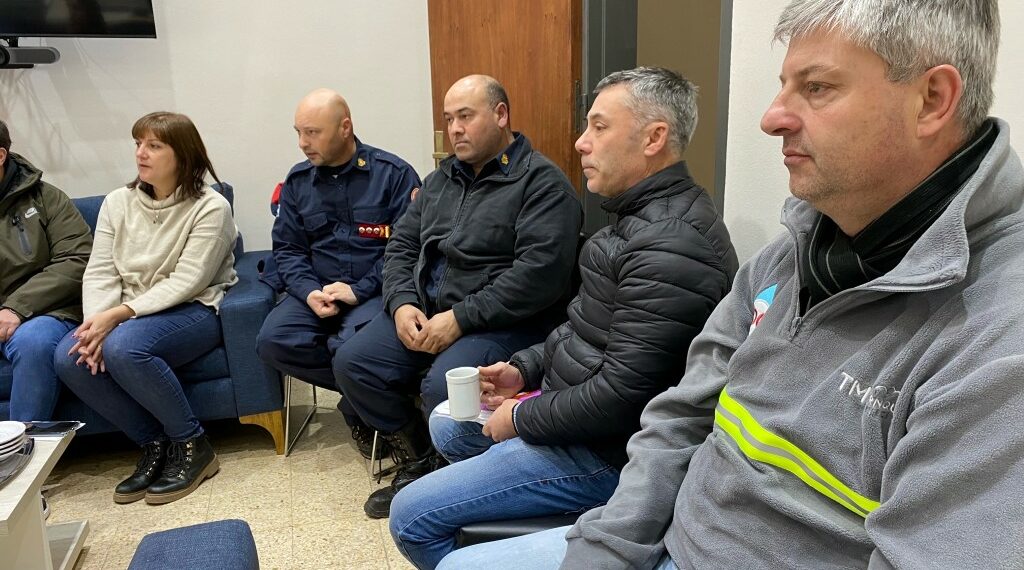 Se conformó el Comité de Crisis frente a la nevada registrada esta mañana