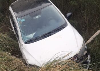 Accidente en Ruta Provincial N°76 en el sector del Abra de la Ventana