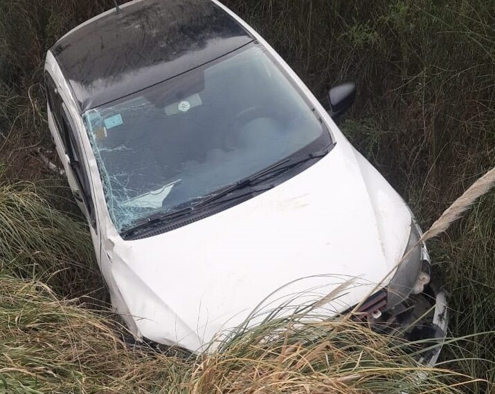 Accidente en Ruta Provincial N°76 en el sector del Abra de la Ventana