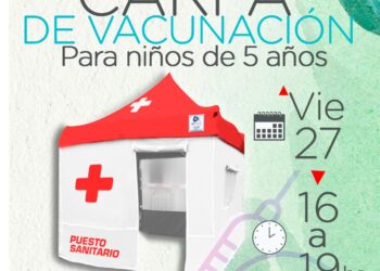 Viernes 27: Vacunación para ingreso escolar 2025 en la Plaza E. Tornquist