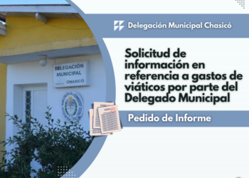 Juntos y Juntos por el Cambio: Pedido de informe por gastos en viáticos de la delegación Chasicó
