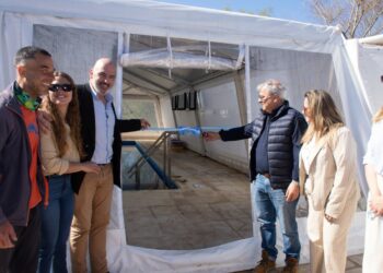 Sergio Bordoni concretó la reinauguración del Natatorio Climatizado de Sierra de la Ventana