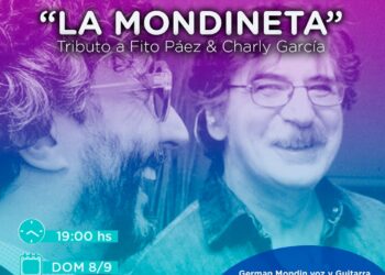 El tributo a Fito Páez y Charly García en el Teatro Rodolfo Funke será el domingo 8