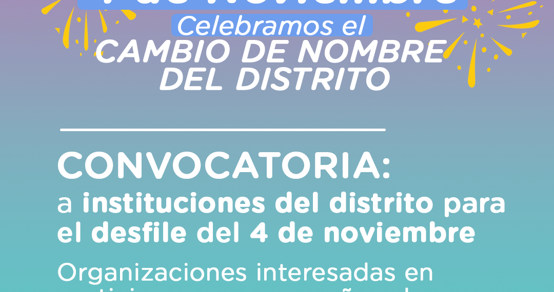 Convocatoria a instituciones para el desfile del 4 de noviembre en Tornquist