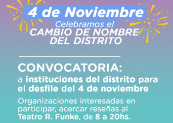 Convocatoria a instituciones para el desfile del 4 de noviembre en Tornquist