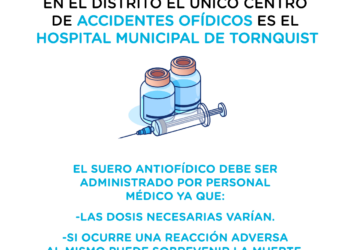 En el distrito, el único centro de atención de accidentes ofídicos es el hospital de Tornquist