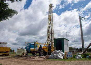 Avanza la obra de optimización del sistema de agua potable en Chasicó