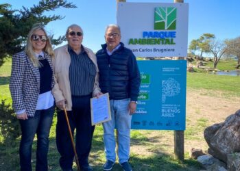 El Parque Ambiental ya lleva el nombre de Juan Carlos Brugniere (FOTOS Y VIDEOS)