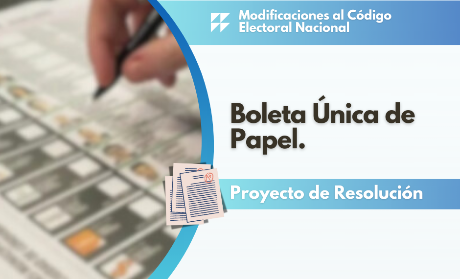 Juntos y Juntos por el Cambio: Beneplácito por la implementación de la Boleta Unica de Papel