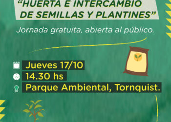 Tornquist: Se viene una jornada de huerta e intercambio de semillas y plantines