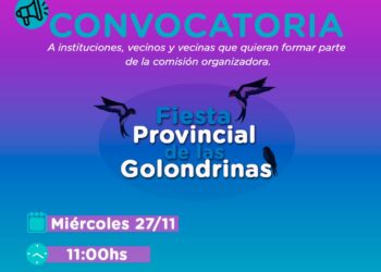 Invitan a sumarse a la comisión organizadora de la Fiesta de las Golondrinas