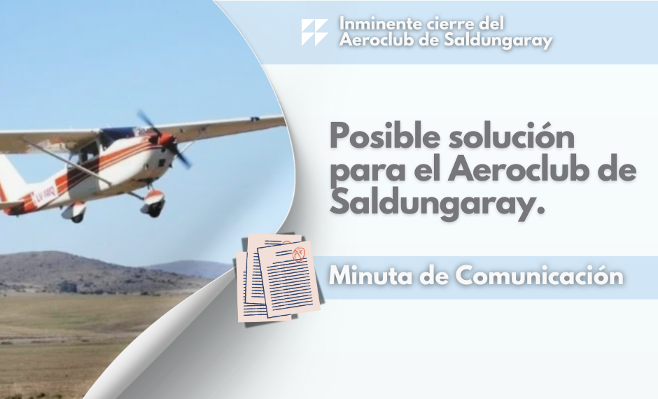 Bloques Juntos-UCR.: Posible solución para el Aero Club Saldungaray