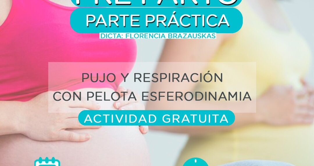 Se dictará la etapa práctica del taller de Preparación para el Parto