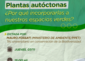 7 de noviembre: Charla ‘Plantas autóctonas, ¿por qué incorporarlas a nuestros espacios verdes?’