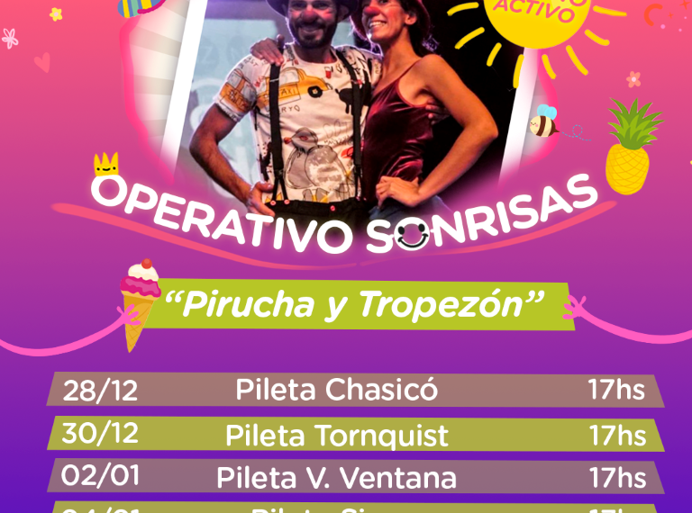 El Operativo Sonrisas de Verano llega a todo el distrito con ‘Pirucha y Tropezón’