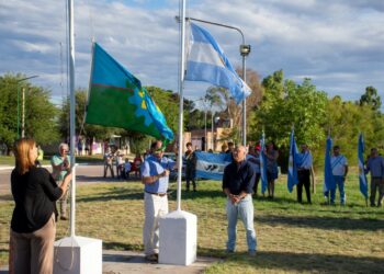    Tres Picos: Bordoni inauguró el nuevo alumbrado público y anunció más obras para la localidad en su aniversario