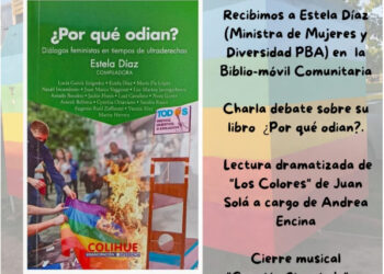 La Ministra de Mujeres y Diversidad Estela Díaz presenta su libro “Por qué odian” en Sierra de la Ventana