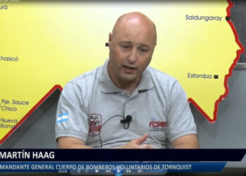 Bomberos de Tornquist y la región viajan a El Bolsón para ayudar a combatir el incendio que ya arrasó con más de 18.000 has. en la Patagonia