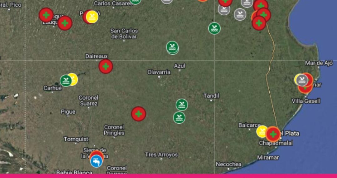 El Dique Paso de las Piedras continúa en alerta naranja por la presencia de cianobacterias