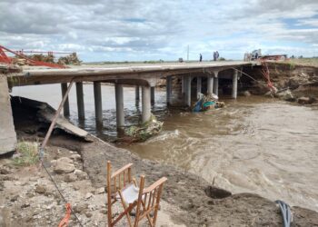 Vialidad Nacional avanza con los trabajos de recuperación de las rutas nacionales en Bahía Blanca