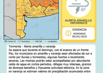 Tornquist  y la región bajo alerta amarilla: a qué hora se prevén las primeras lluvias