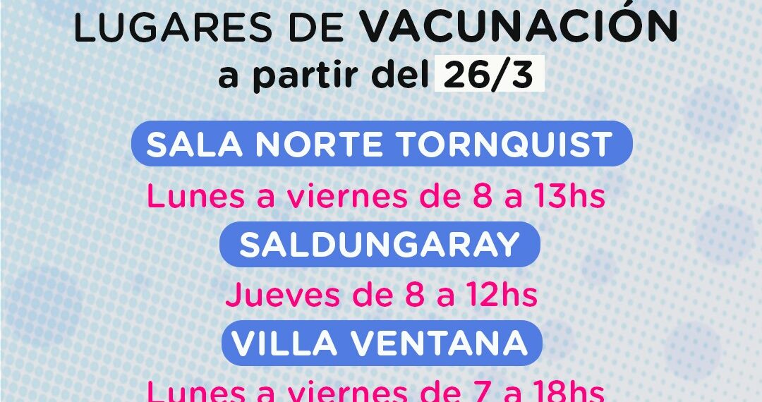 Comienza la campaña de vacunación antigripal en el distrito