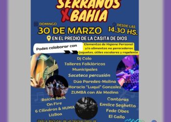 Festival solidario por Bahía Blanca en Sierra de la Ventana