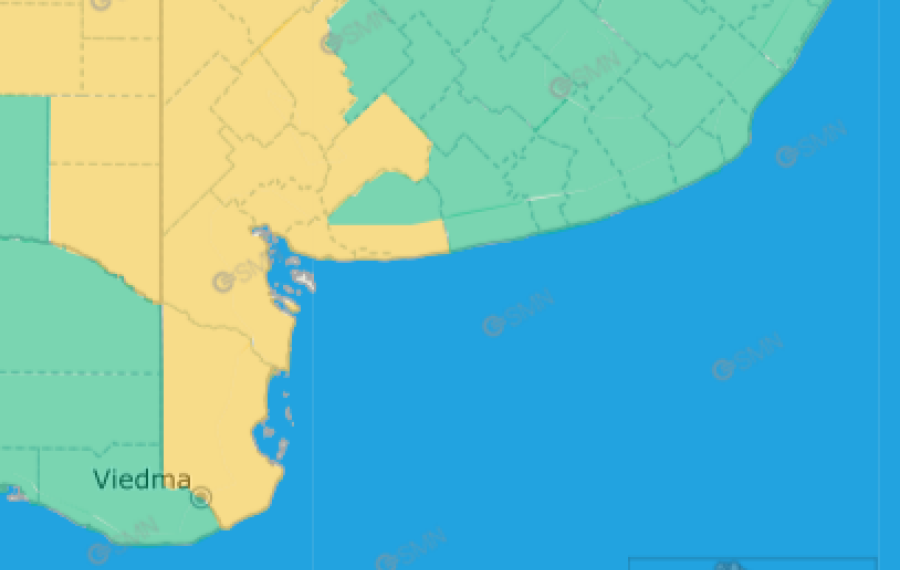 Alerta amarilla por tormentas en Tornquist y alrededores