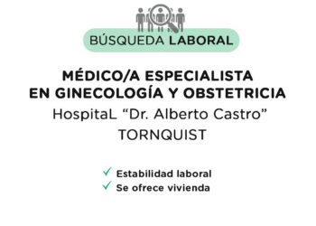 Búsqueda laboral: médica/o para Hospital Municipal “Dr. Alberto Castro”