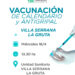 Este miércoles habrá vacunación de calendario en Villa Serrana La Gruta