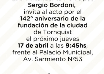 Tornquist celebrará el 142 aniversario de su fundación este jueves 17