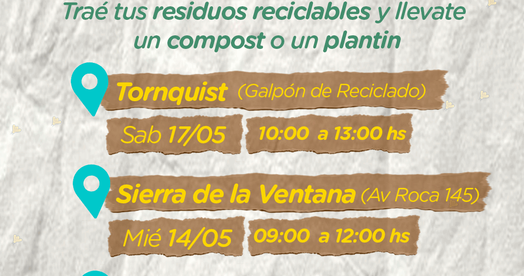 En la Semana del Reciclaje, Ambiente realizará jornadas de Ecocanje en el distrito