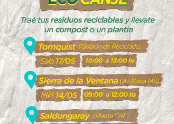 En la Semana del Reciclaje, Ambiente realizará jornadas de Ecocanje en el distrito