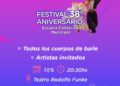 Se viene el Festival 38º Aniversario de la Escuela Folklórica Municipal