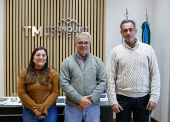 El Intendente Municipal, Sergio Bordoni, puso en funciones este miércoles al nuevo Secretario de Turismo de Tornquist Municipio, Carlos Lamas.