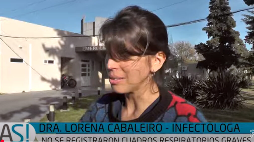 Dra. Lorena Cabaleiro: Aumentan las consultas por cuadros respiratorios, pero no hay más internaciones por neumonía