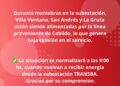 CELT Informa: Baja tensión en la zona serrana
