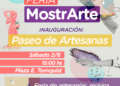 Inauguración de la Feria Mostrarte en Plaza E. Tornquist
