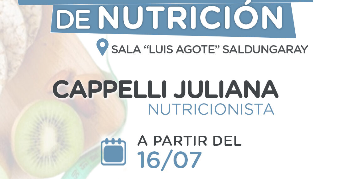 Una nutricionista se suma a la Unidad Sanitaria de Saldungaray