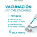 Tornquist: Horarios de vacunación de calendario durante el receso invernal