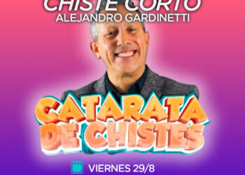 Alejandro Gardinetti llega al Teatro Rodolfo Funke con ‘Catarata de chistes’