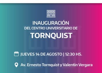 Invitación inauguración del Centro Universitario Tornquist