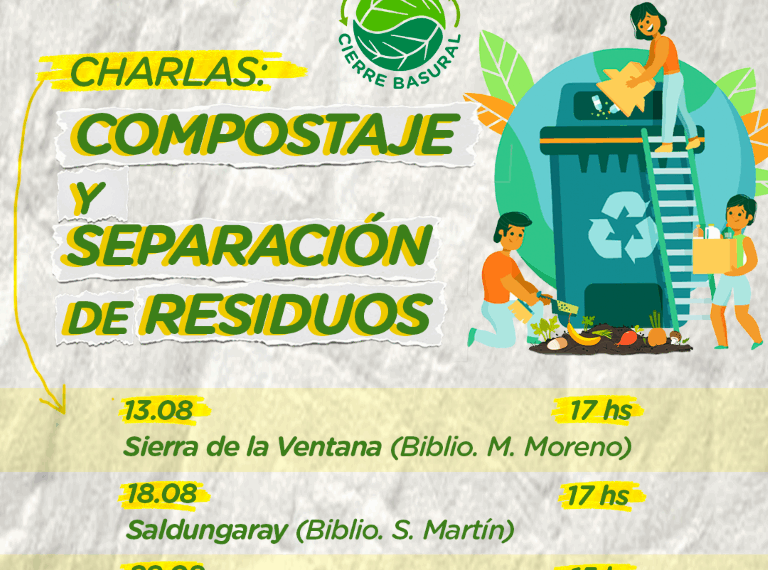 La Subsecretaría de Ambiente y Desarrollo Sostenible lanza un nuevo ciclo de charlas sobre separación de residuos y compostaje