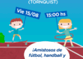 Invitación inauguración del Playón Deportivo de la Plaza Amigos del Barrio Sur