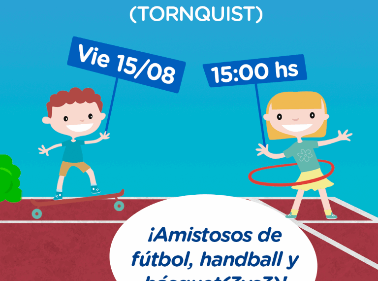 Invitación inauguración del Playón Deportivo de la Plaza Amigos del Barrio Sur